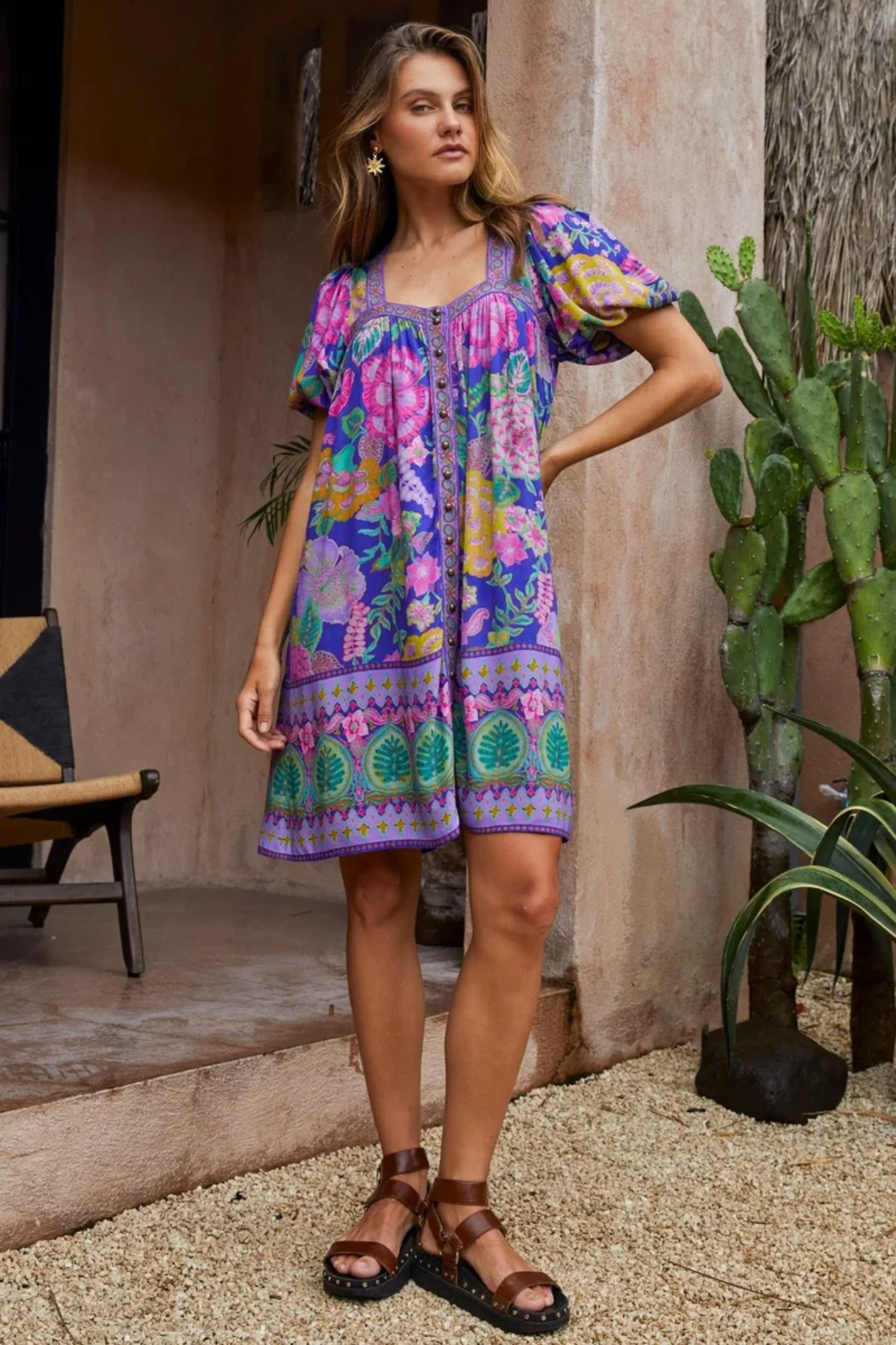 Savannah Mini Dress - Solara Boheme