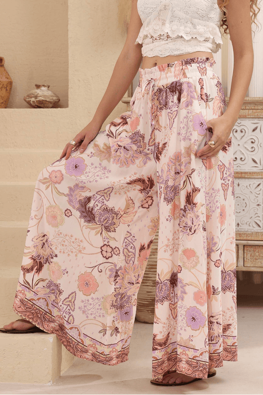 Serene Floral Pants - Solara Boheme