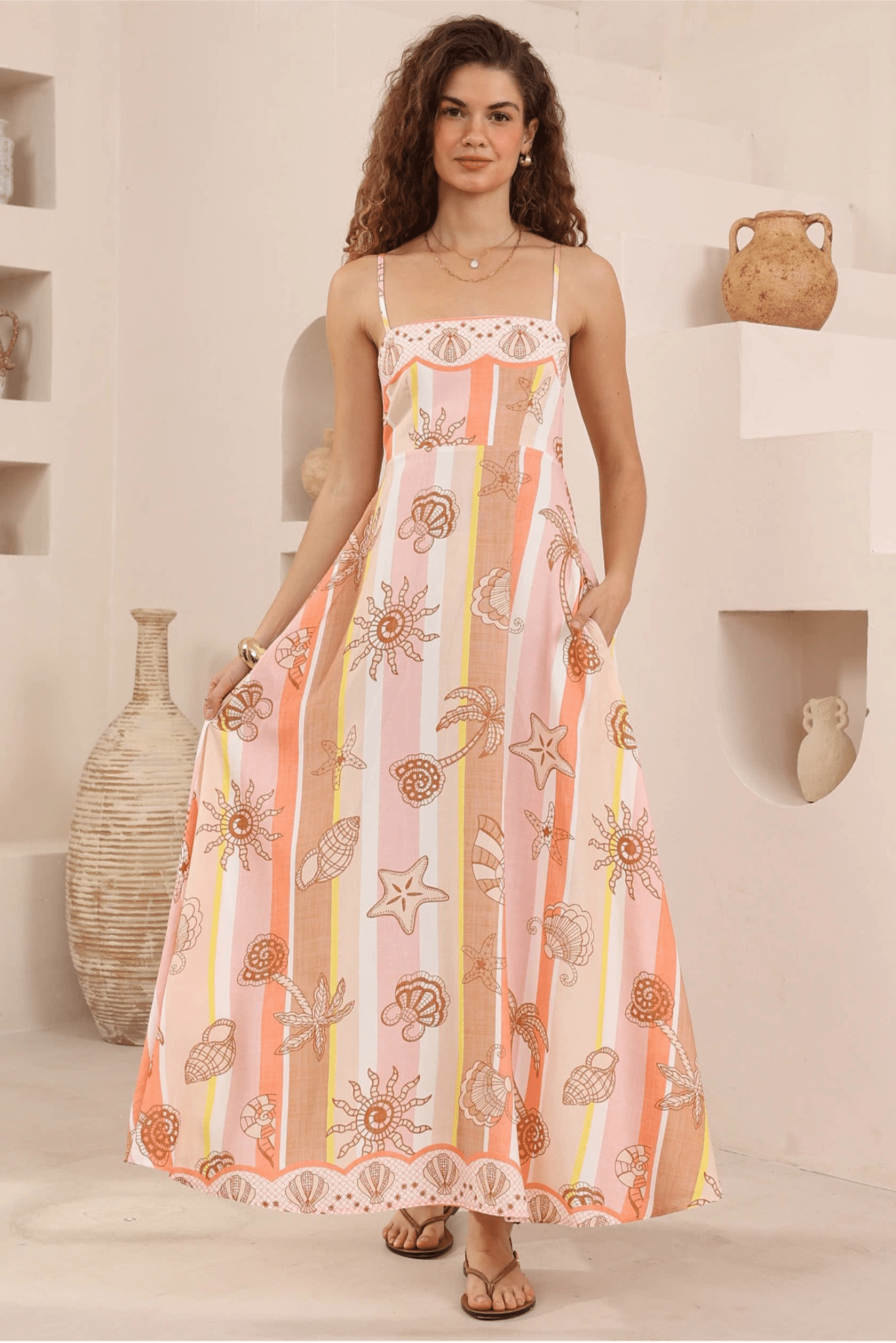 Shella Maxi Dress - Solara Boheme