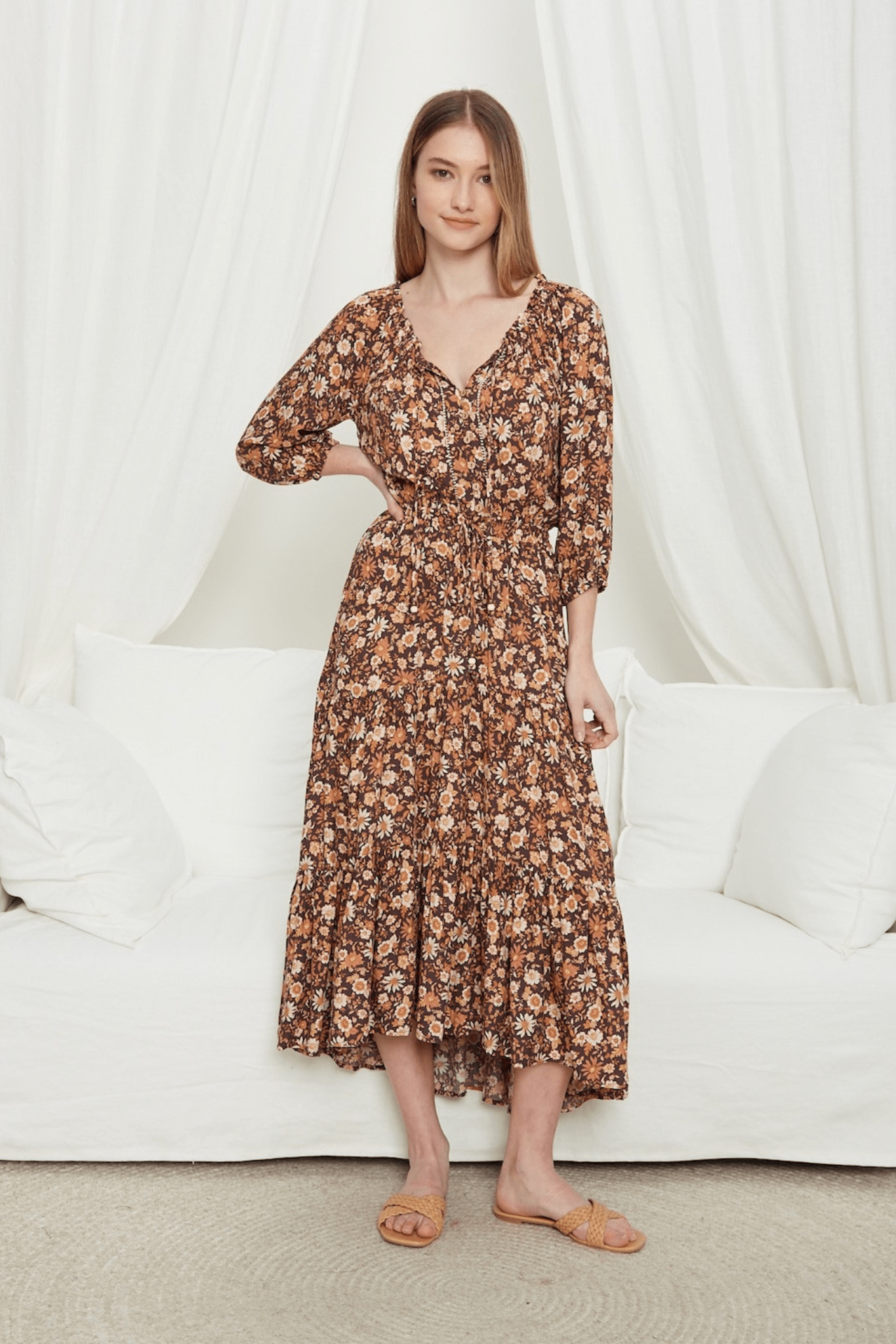 Sienna Maxi Dress - Solara Boheme