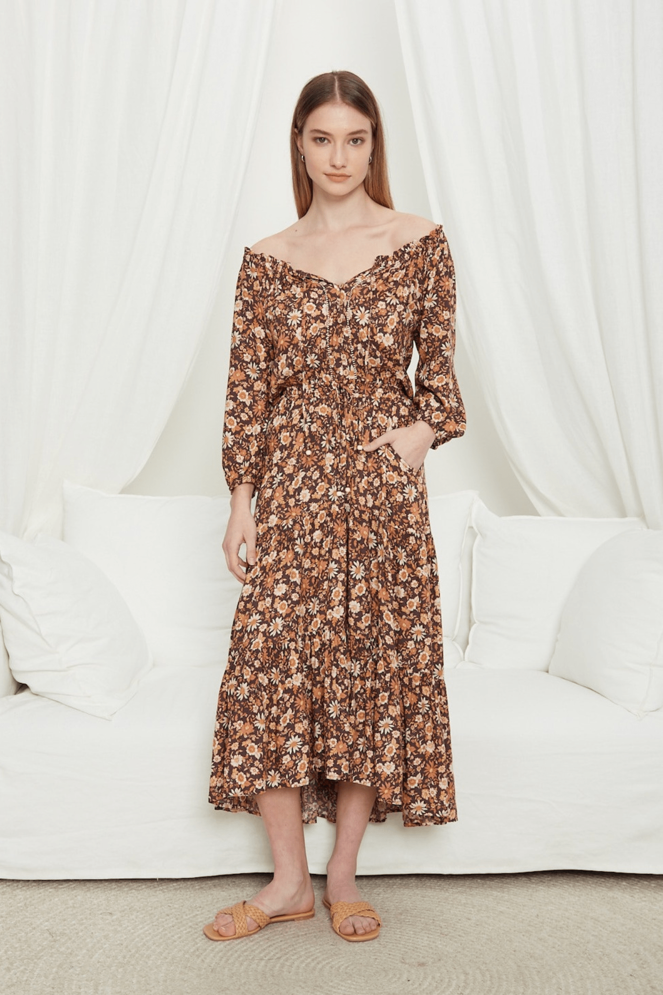Sienna Maxi Dress - Solara Boheme