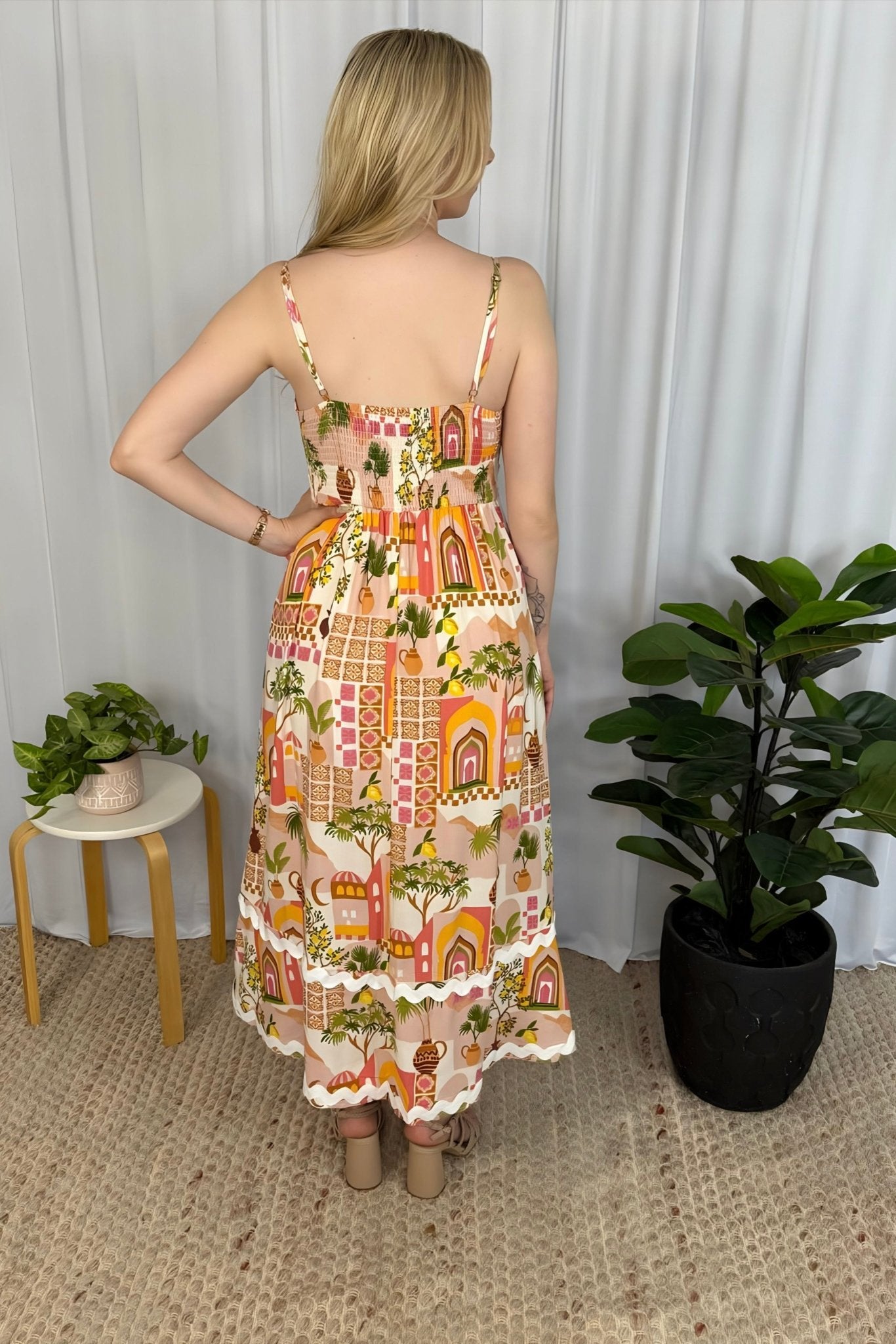 Solene Midi Dress - Solara Boheme