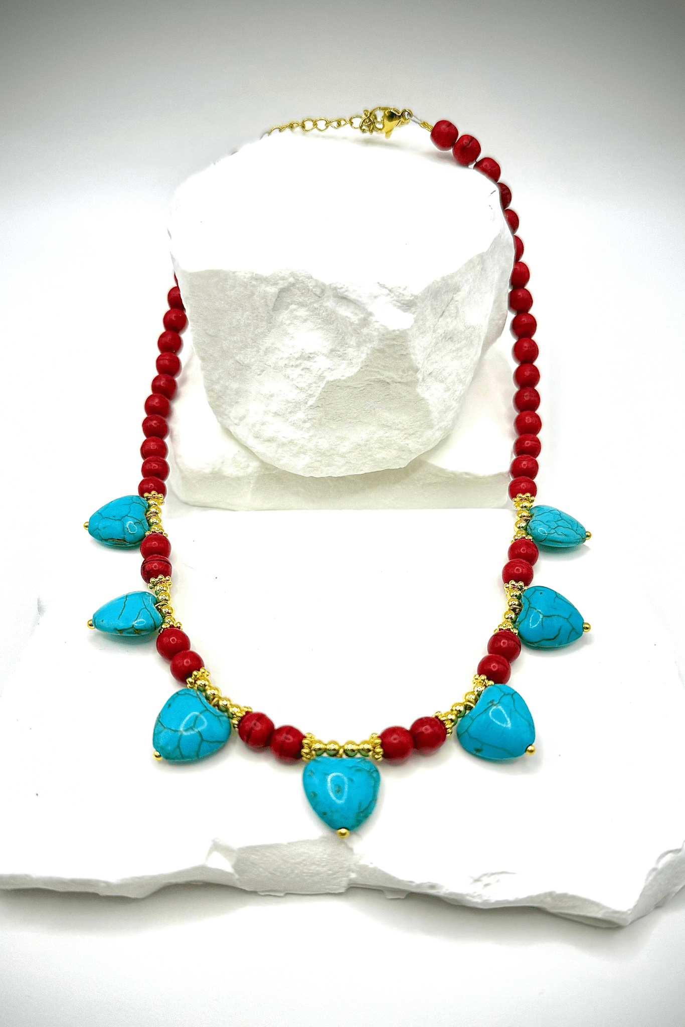 String of Hearts Necklace - Solara Boheme