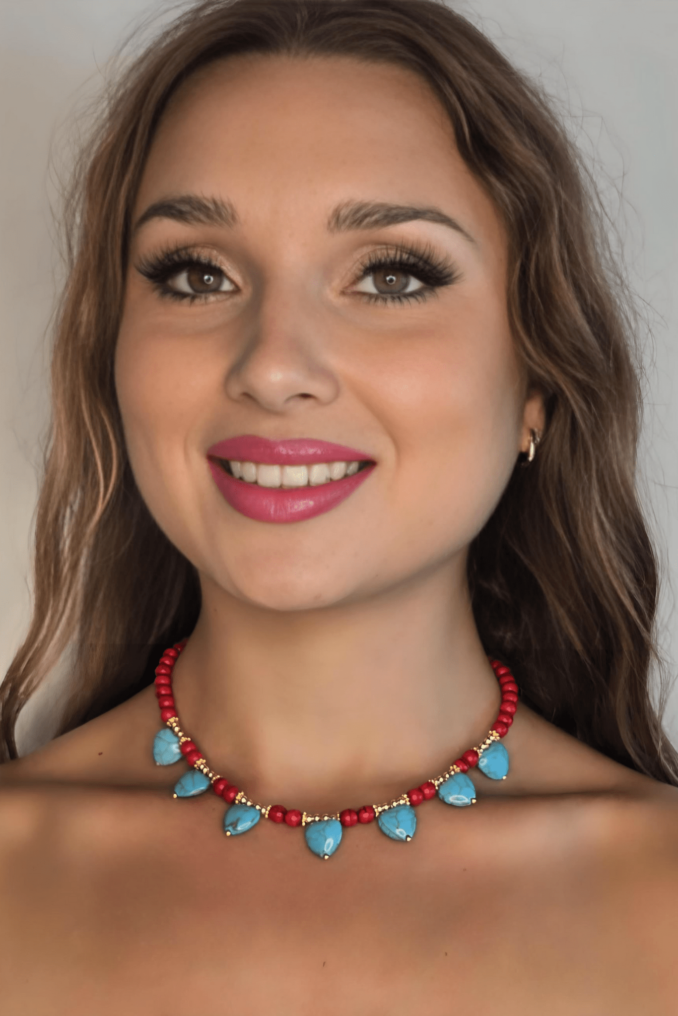 String of Hearts Necklace - Solara Boheme