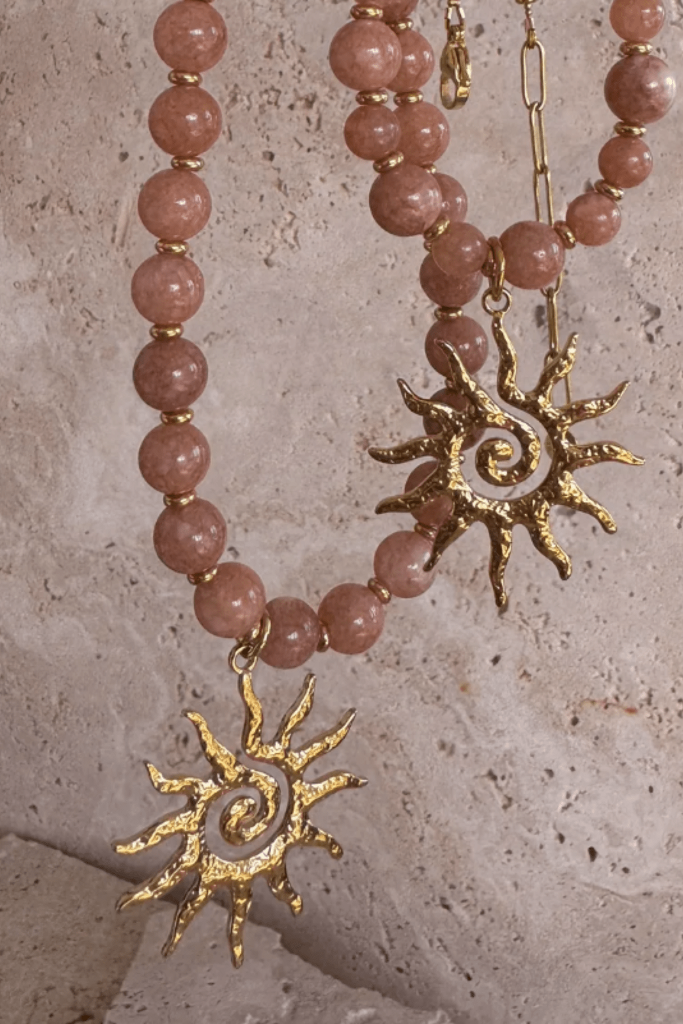 Sunrise Stone Necklace - Solara Boheme