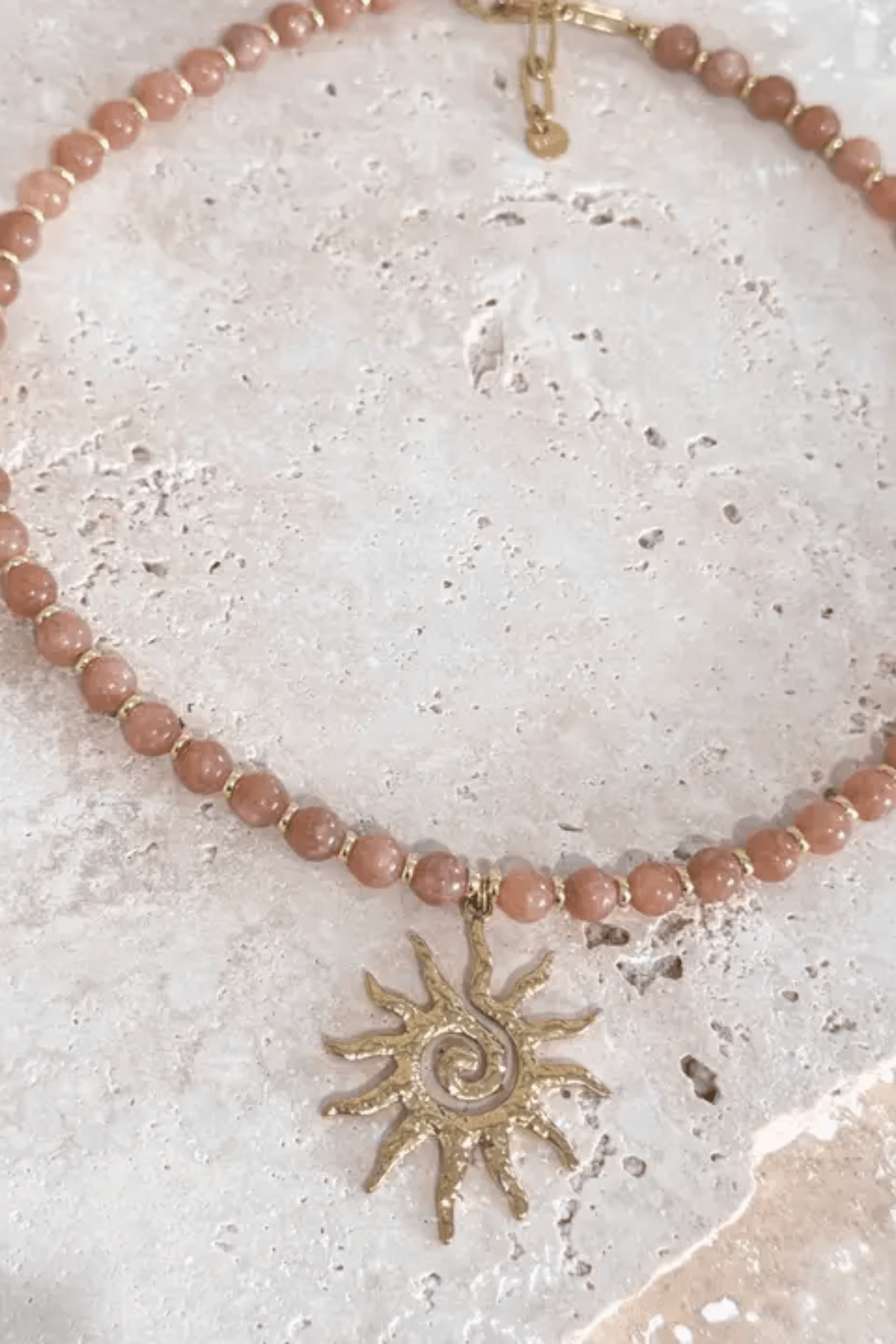 Sunrise Stone Necklace - Solara Boheme