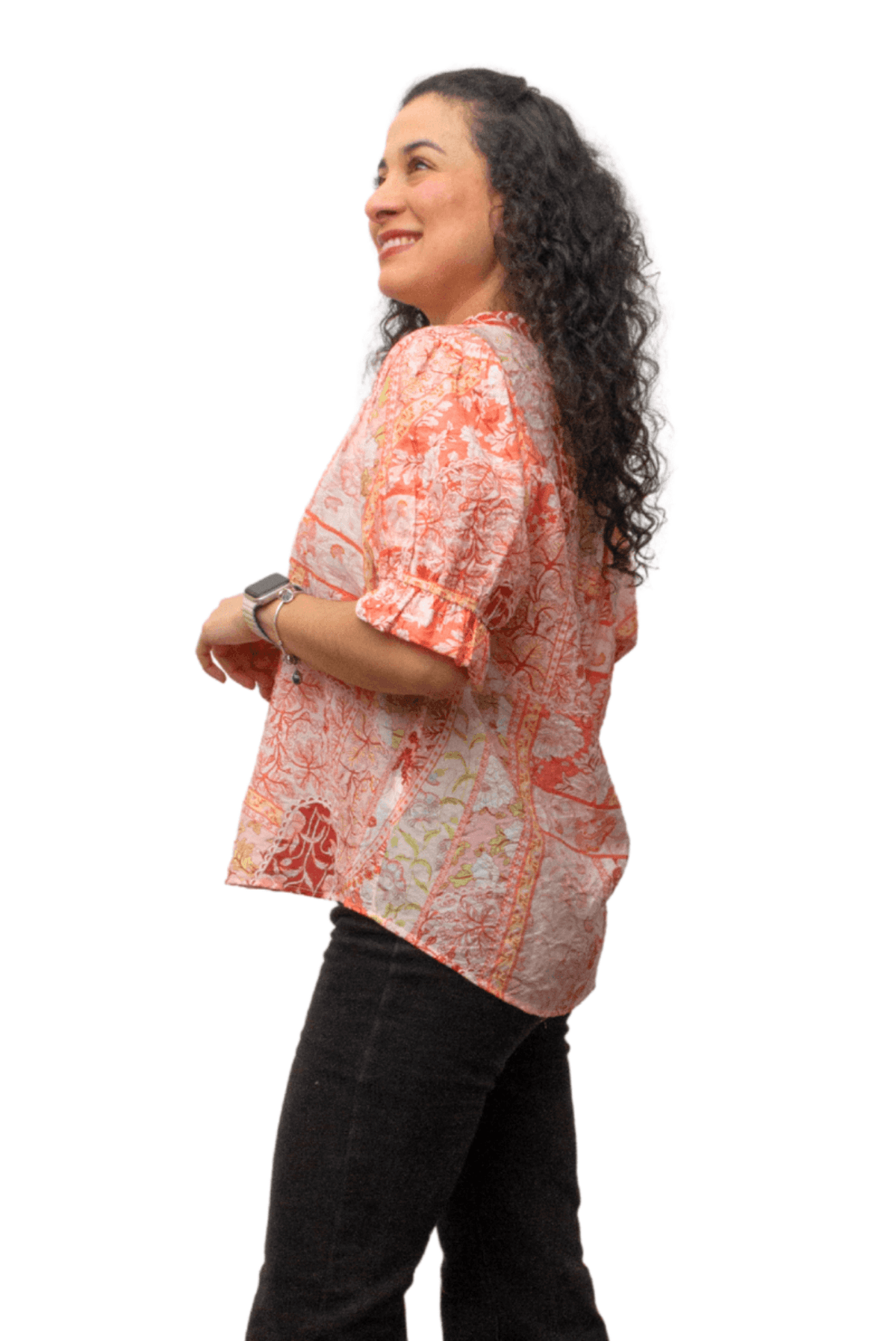 Sunset Pink Blouse - Solara Boheme
