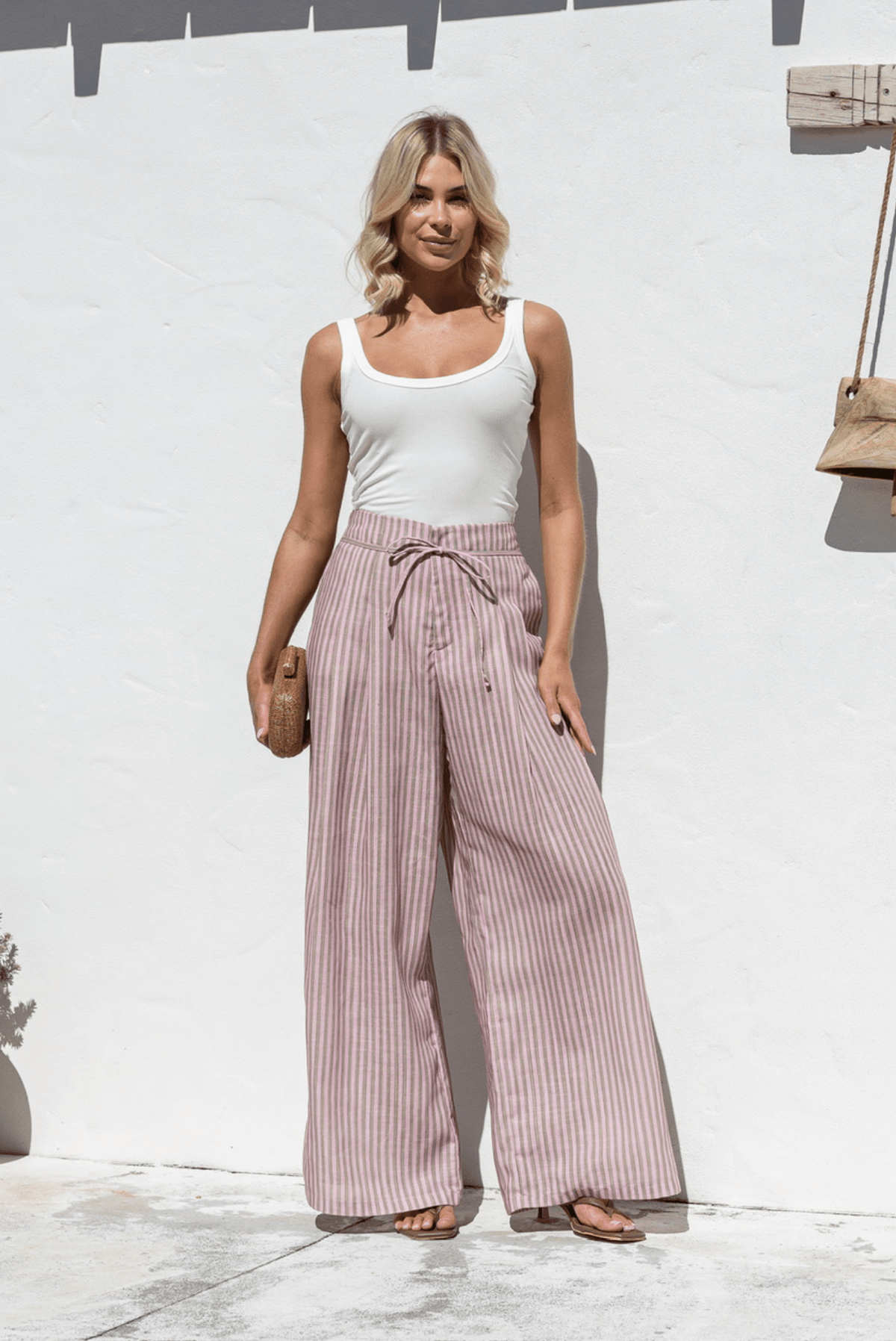 Sunset Stripe Pant - Solara Boheme