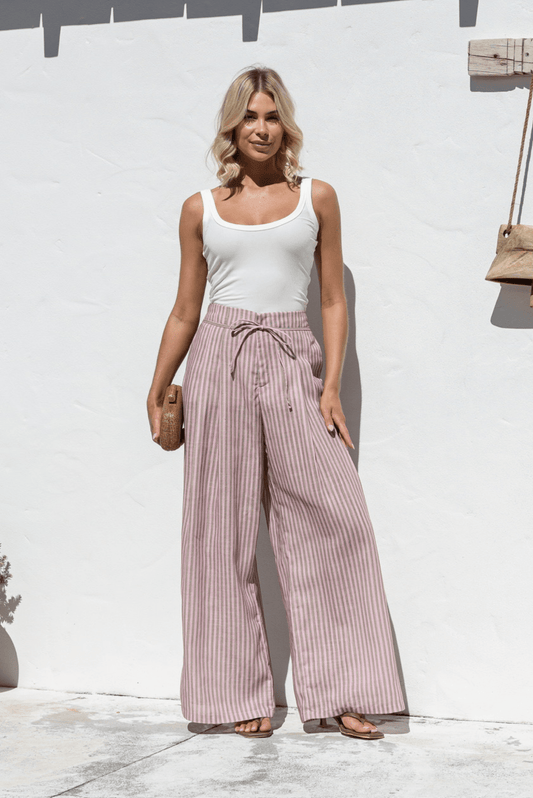 Sunset Stripe Pant - Solara Boheme