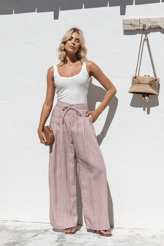 Sunset Stripe Pant - Solara Boheme