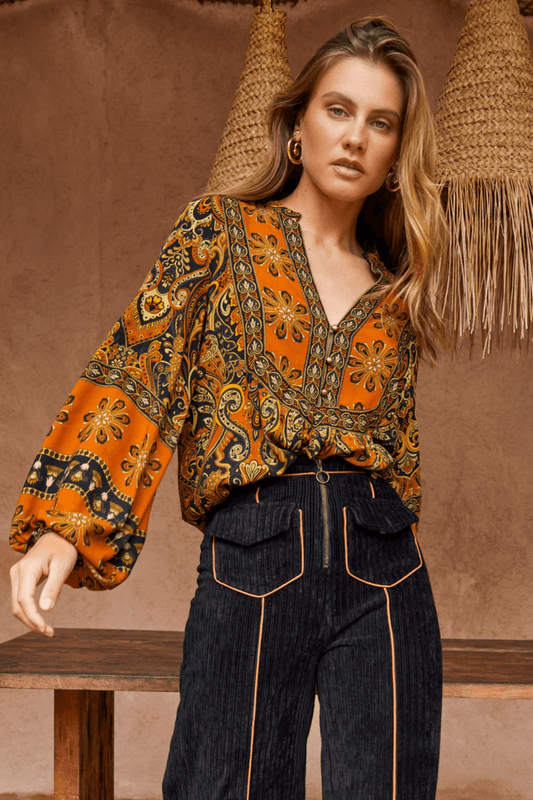 Sylvie Blouse - Mystic - Solara Boheme