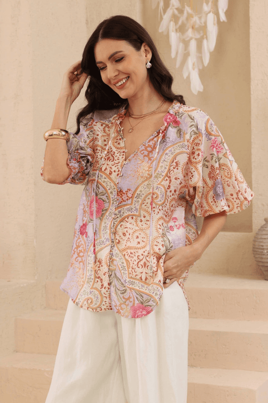 The Elodie Blouse - Solara Boheme