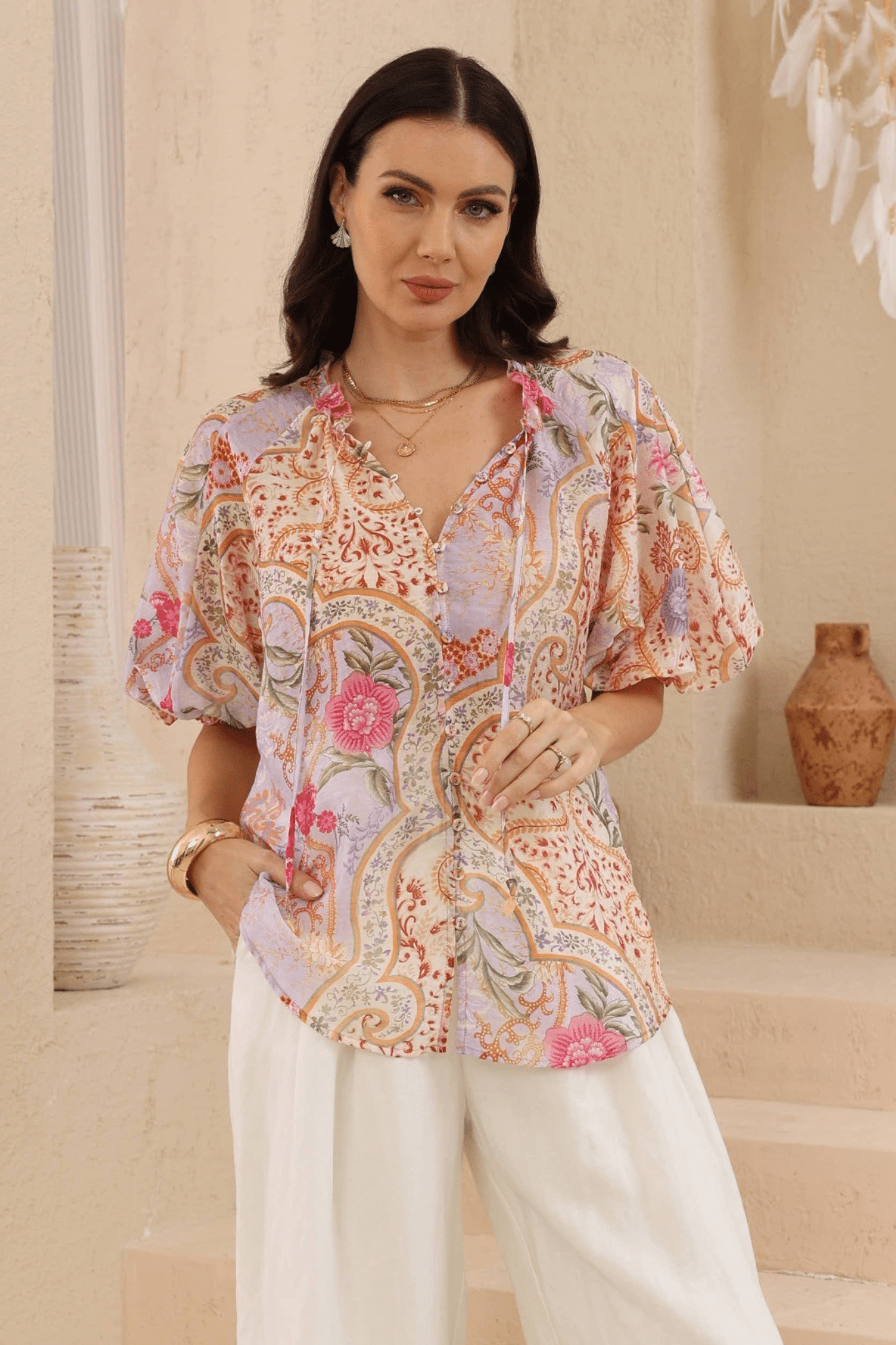The Elodie Blouse - Solara Boheme