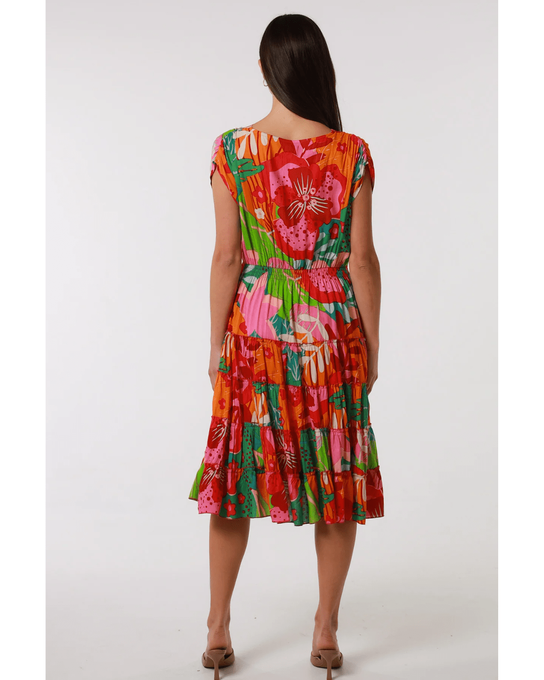 Trixie Dress Orange - Solara Boheme
