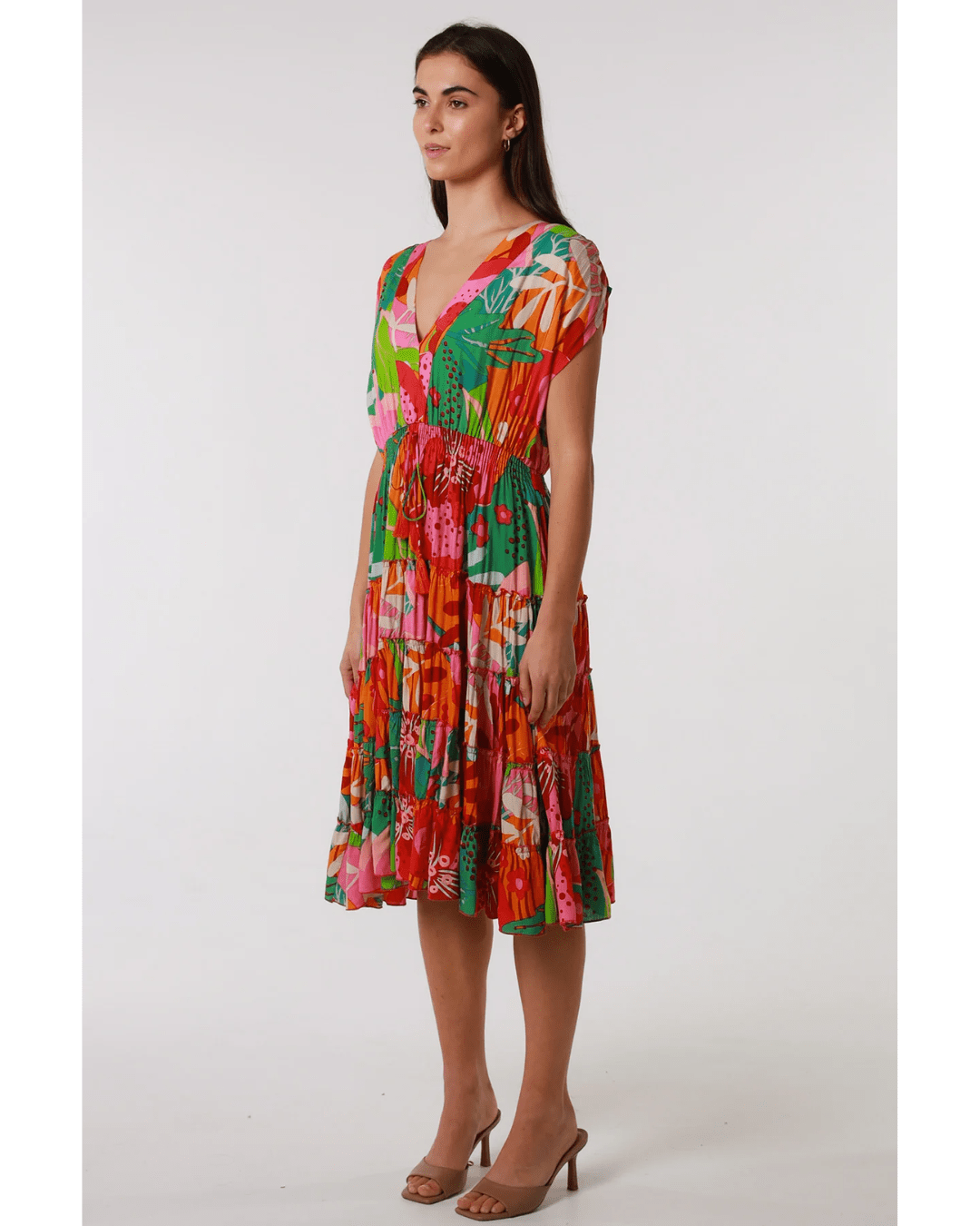 Trixie Dress Orange - Solara Boheme