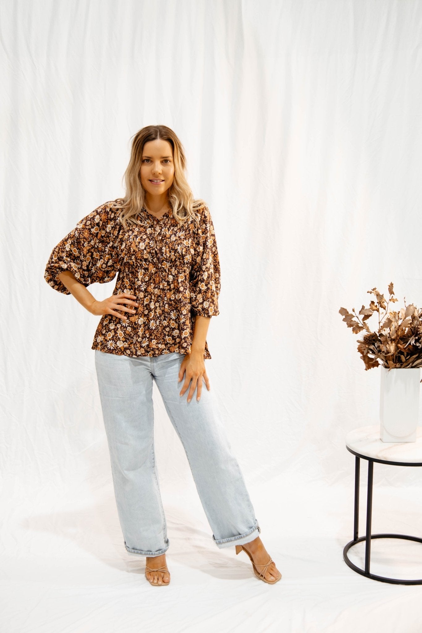 Wildflower Whisper Blouse - Solara Boheme