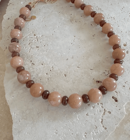 Wilma Necklace - Biscuit - Solara Boheme