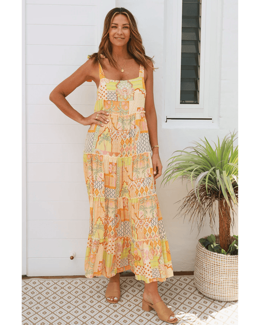 Xena Slip Maxi Dress - Solara Boheme